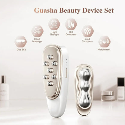 SculptGlow™ 6-in-1 Gua Sha Facial Device