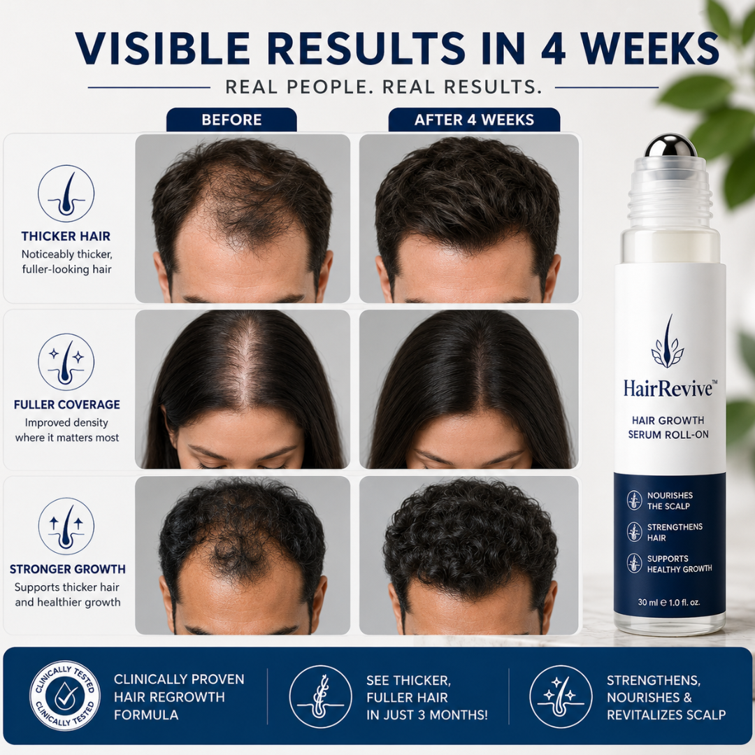 HairRevive™ - Hair Growth Roll-On Serum