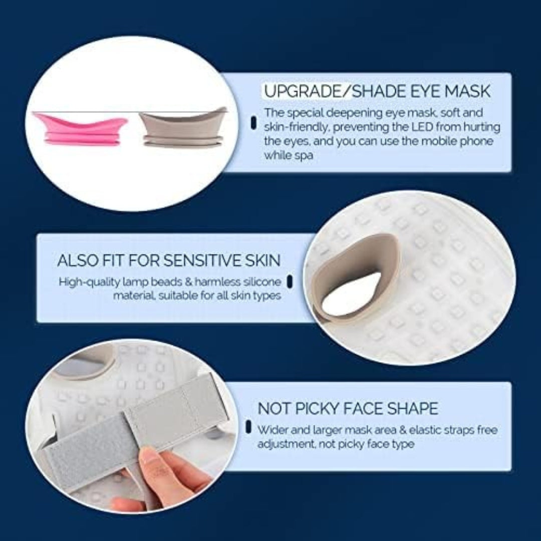 GlowMask™ 7-Color LED Light Therapy Mask