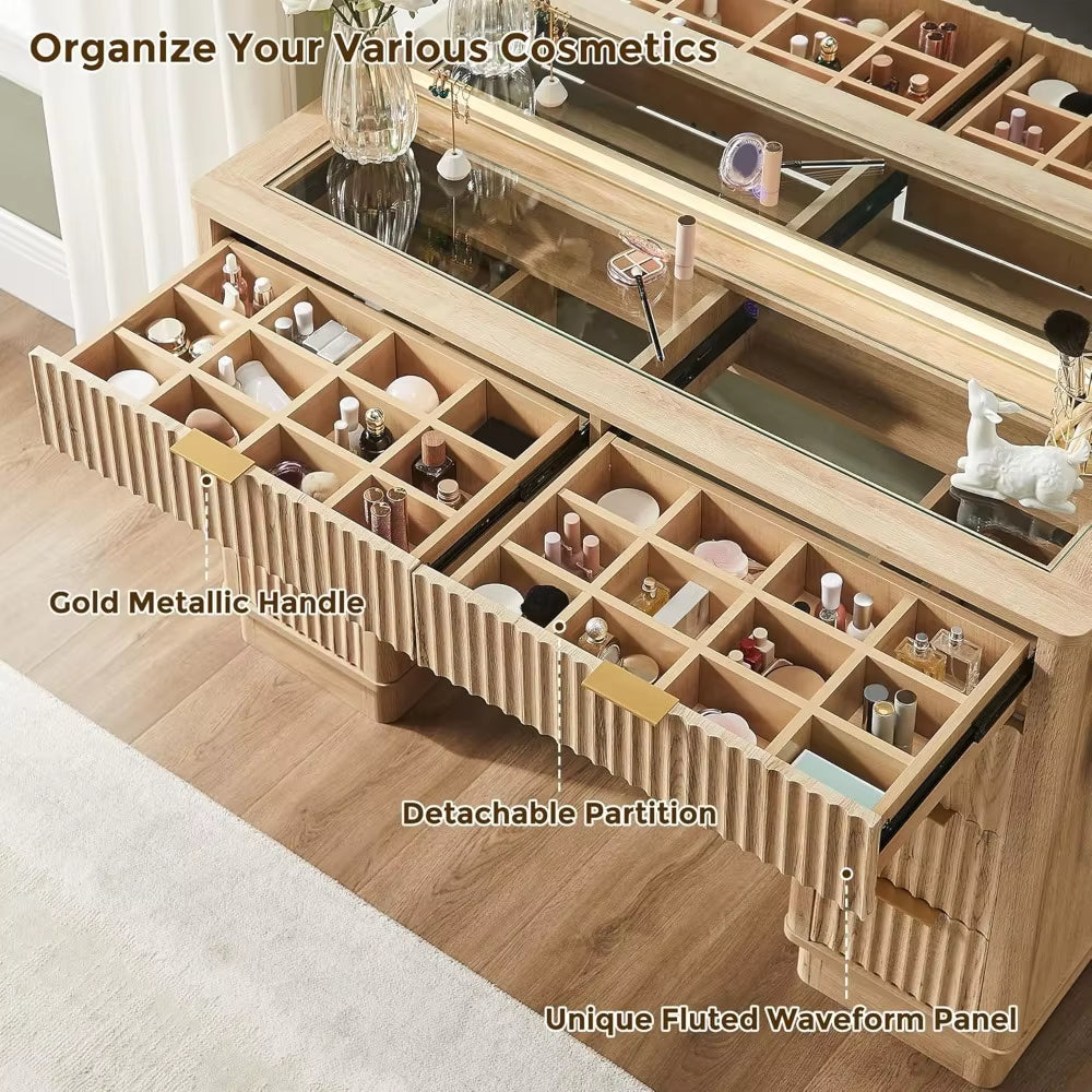 AuraFlair™ - Beauty Vanity Desk